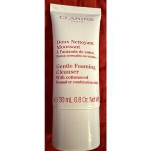 CLARINS Gentle Foaming‎ Cleanser with Cottonseed 0.8oz - SEALED